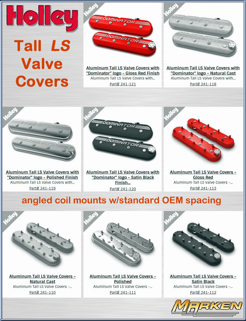 Holley Taller Valve Cover for .54